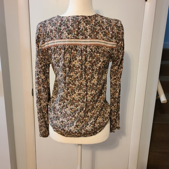 Max Studio floral print blouse - Picture 3 of 5
